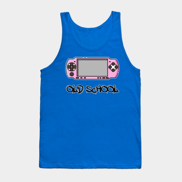 Playstation Portable Old School Design Tank Top by Jahaziel Sandoval